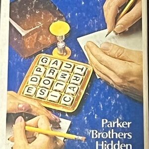 Vintage Parker Brothers Word Challenge Puzzle-1976